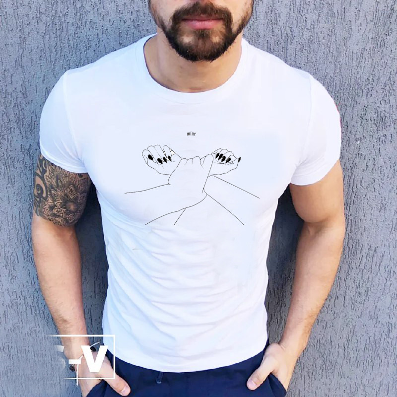 Чоловіча футболка з принтом "MINE", фото 1