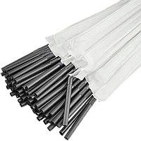 Трубочки Сік Ø5 мм. 210 мм. чорні в індивідуальній упаковці (200 шт.)