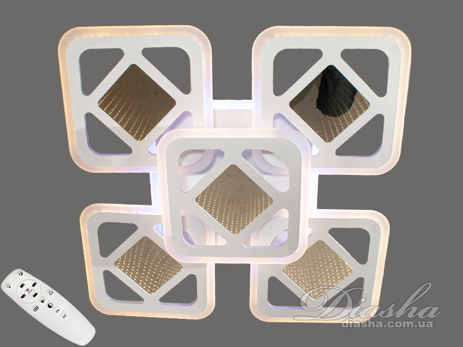 Стельова LED-люстра з 3d-ефектом, 155W
