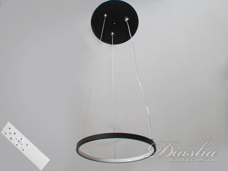 LED люстра з димером, 26W MD9079-300BK dimmer