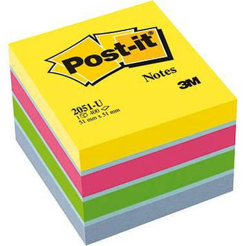 3M Post-It Міні-куб стікерів 3M Post-it 51х51 мм 400 аркушів