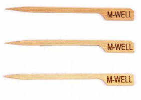 Шпажка бамбукова "Medium Well" 9 см. (100 шт.)