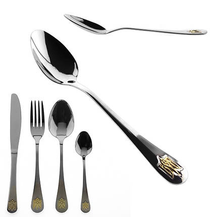 Ложка чайна "Україна" L15см вищий сорт / ціна за 1 шт, фото 1