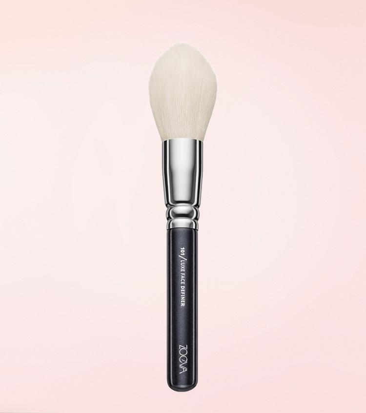Кисть Zoeva 101 Luxe Face Definer - для пудри, рум'ян і контурування особи, фото 1