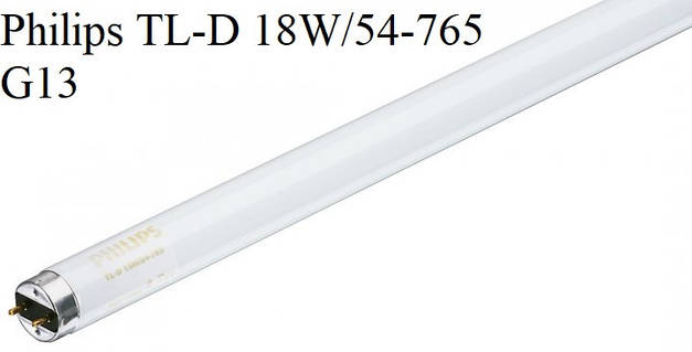 Люминесцентная лампа 60см Philips TL-D 18W/54-765 G13 T8 STANDARD