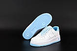 Жіночі кросівки Nike Air Force 1 '07, білі шкіряні кросівки найк аір форс 1 07 аїр, фото 2