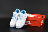 Жіночі кросівки Nike Air Force 1 '07, білі шкіряні кросівки найк аір форс 1 07 аїр, фото 4