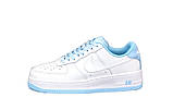 Жіночі кросівки Nike Air Force 1 '07, білі шкіряні кросівки найк аір форс 1 07 аїр, фото 7