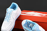 Жіночі кросівки Nike Air Force 1 '07, білі шкіряні кросівки найк аір форс 1 07 аїр, фото 6