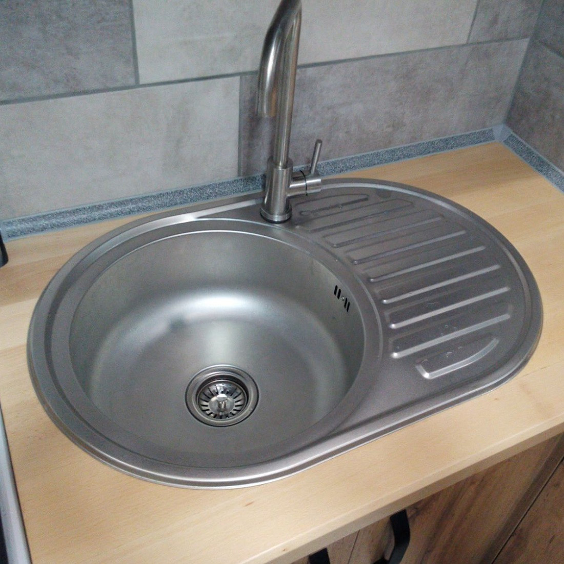 Кухонна мийка стальна Imperial 7750 (08) Decor