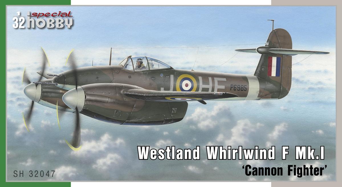 Пластикова модель 1/32 Special hobby 32047 британський винищувач Westland Whirlwind Mk.I 'Cannon Fighter', фото 1