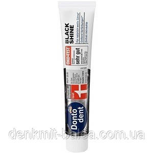 Зубна паста з активованим вугіллям Dontodent Black Shine 75 мл