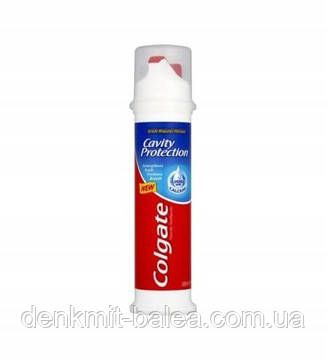 Зубная паста с дозатором Колгейт Защита ясен Colgate Cavity Protection 100 мл