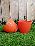 Вазон Santino Deco Twin 4 л морквяний, фото 3