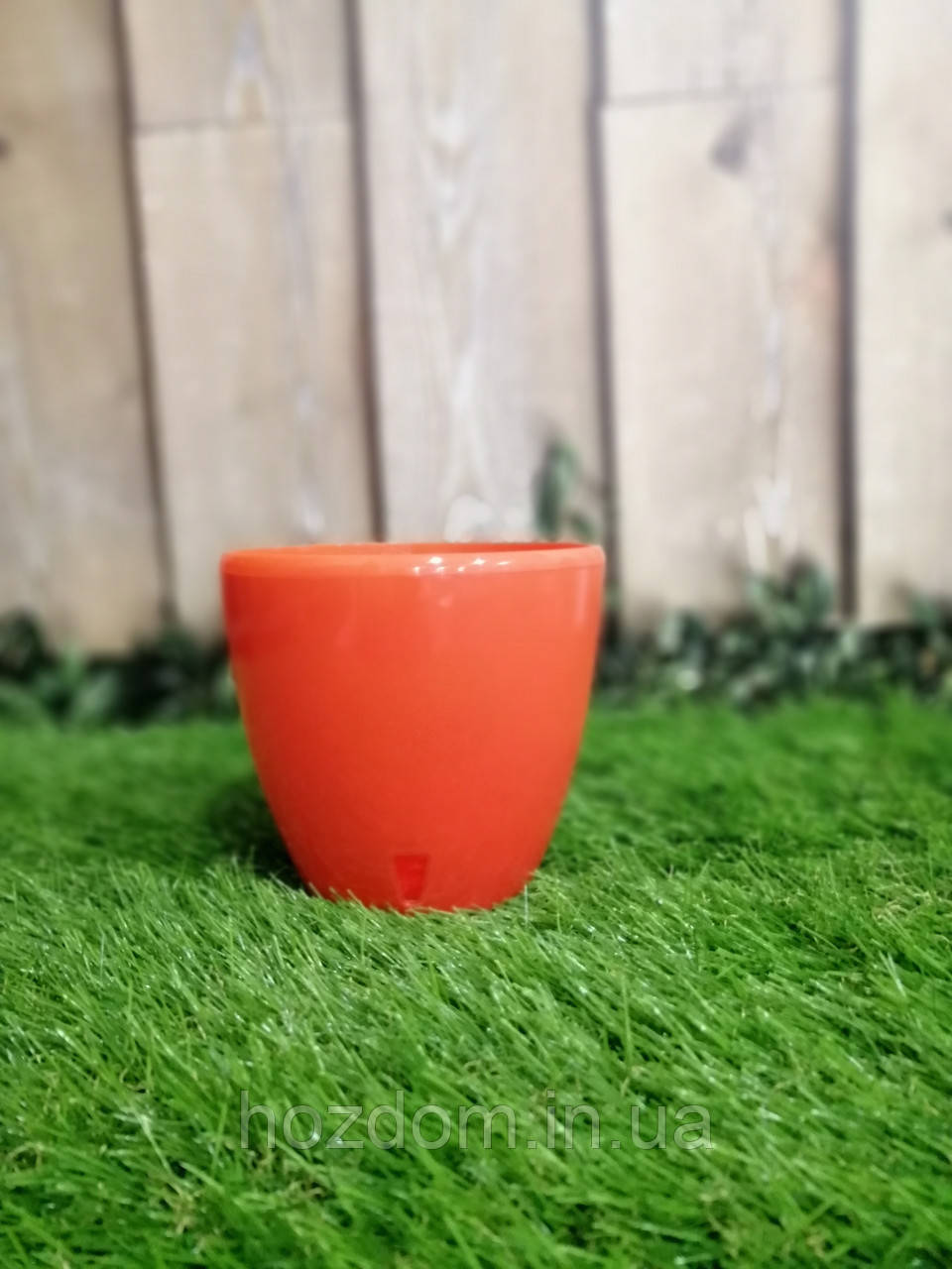 Вазон Deco Twin 1.5 л морквяний