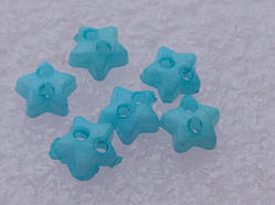 Гудзики для ляльок мікро-міні, зірочки, №17