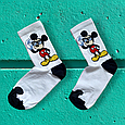 Високі шкарпетки з принтом міккі маус 36-44, фото 3