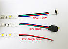 Світлодіодна LED стрічка RGB 5050 60 діодів/метр 12 вольт IP20, фото 4