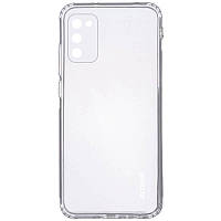 TPU чехол GETMAN Clear 1,0 mm для Samsung Galaxy A02s Бесцветный (прозрачный)