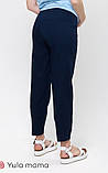 Вільні брюки для вагітних Sheldon S Юла Мама Синій TR-21.061, фото 4