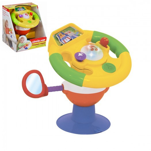 * Музична іграшка на присоску "Розумне кермо" Kiddieland (укр.звучання) арт. 058305, фото 1