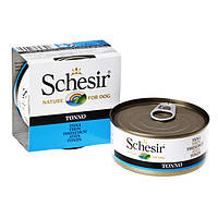 Schesir (Шезир) ТУНЕЦ (Tuna) влажный корм консервы для собак, банка 150гр.