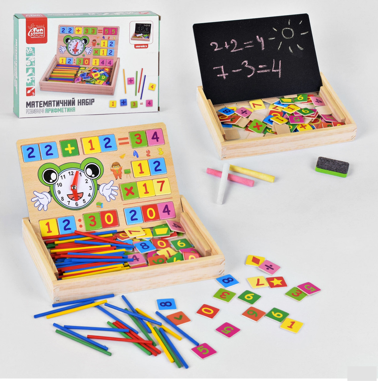 Інтерактивна дошка Fun Game двостороння, в коробці арт. 94948, фото 1