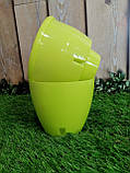 Вазон Deco Twin 9 л лайм, фото 3