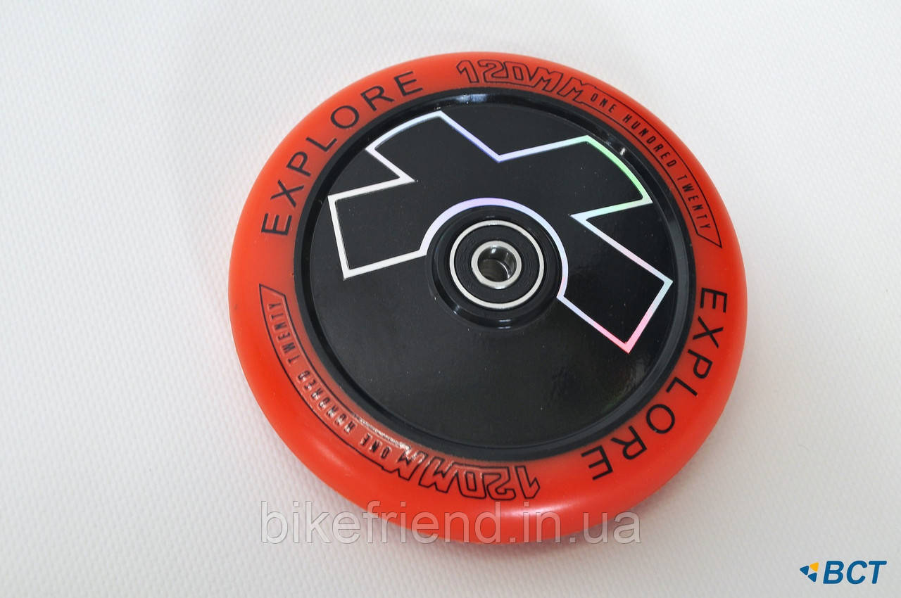 Колесо для Трюкового Самоката 120 Мм Литой Пластиковый Диск Explore ...