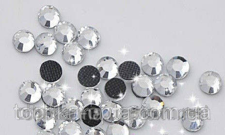 Стрази Сварівські білі Ss5(1.7-1.9 мм)1400 шт. в уп-ке, фото 1