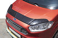 Дефлектор капота (мухобойка) EuroCap для авто. Ford Courier 2014-2024 гг