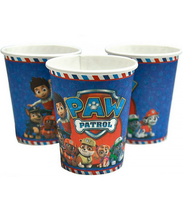 Одноразові стакани "Щенячий Патруль" (10 шт.), 250 мл