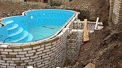 Так выглядит бассейн готовый к заливке бетона