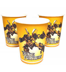Одноразові стакани "Transformers" (10 шт.), 250 мл