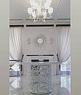 Дзеркало кругле настінне Casa Verdi Sun 96 см. З Рамою МДФ, розмір дзеркала 34 см, золото, фото 2