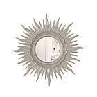 Дзеркало кругле настінне Casa Verdi Sun 74 см срібло. З Рамою МДФ, розмір дзеркала 26 см, фото 2