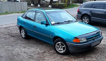 Ветровики Opel Astra F Sd 1991-1998 VL Tuning