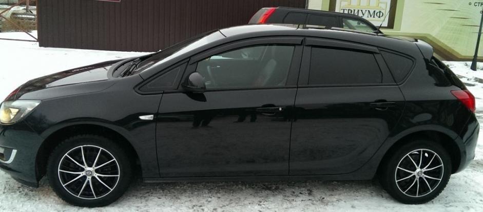 Вітровики Opel Astra J Hb 2010 Cobra Tuning