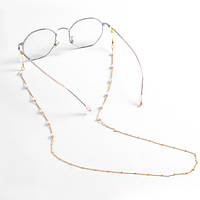 Аксесуар Finding Тримач для окулярів або маски Золотистий Перламутрові намистини 70 cm