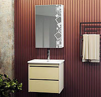 Зеркальный шкафчик для ванной комнаты 400х700 | дзеркальна шафа у ванну кімнату
