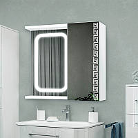 Зеркальный шкаф для ванной комнаты с подсветкой 5 Вт вологостійка