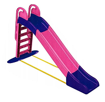 Дитяча гірка ТМ Долоні 014550/1 велика дитяча пластикова DOLONI-TOYS пластикова розово-фиолетовый
