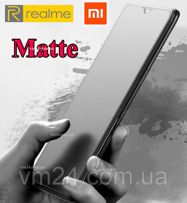 Матова Гідрогелева плівка протиударна для Xiaomi Redmi, Realme.Poco