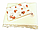 Комплект літньої постільної білизни DO & GO Dantelli Pike Krem ранфорс 240-220 см кремовий, фото 3