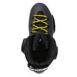 Ролики чоловічі фріскейт Rollerblade Twister Edge Anthracite Yellow, фото 4