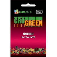 Удобрение комплексное хелатное ГроГрин (GroGreen) Финиш NPK 8-17-41+ТЕ 25 граммов Lima Europe NV