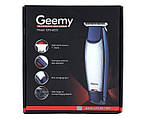 Машинка для стрижки Geemy GM-6025, синя, фото 6
