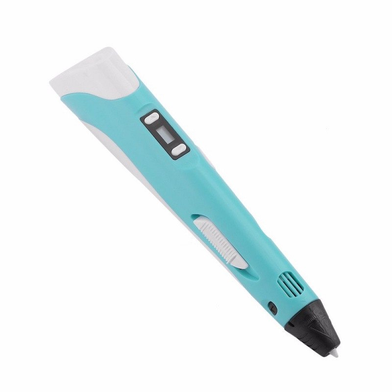 3D ручка с дисплеем MHZ MINECRAFT 7711, голубая - фото 2 - id-p1412943164