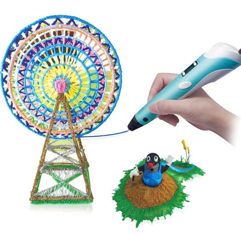 3D ручка с дисплеем Smart 3D Pen 3, желтая - фото 4 - id-p1412954665