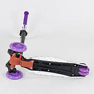 Самокат триколісний Best Scooter A 25528/779-1326 MAXI 4 міцна алюмінієва трубка, світло коліс, фото 4